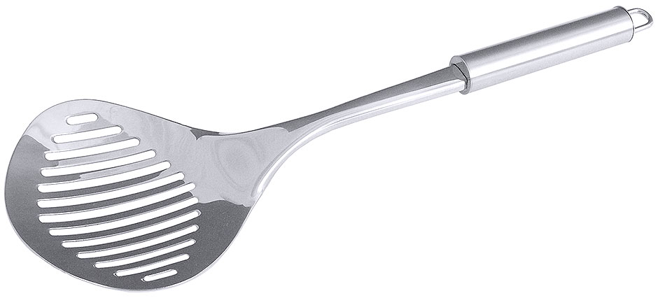 Schaumlöffel oval - Löffel 11,0 x 10 cm - Länge 33,0 cm - Serie POLARIS