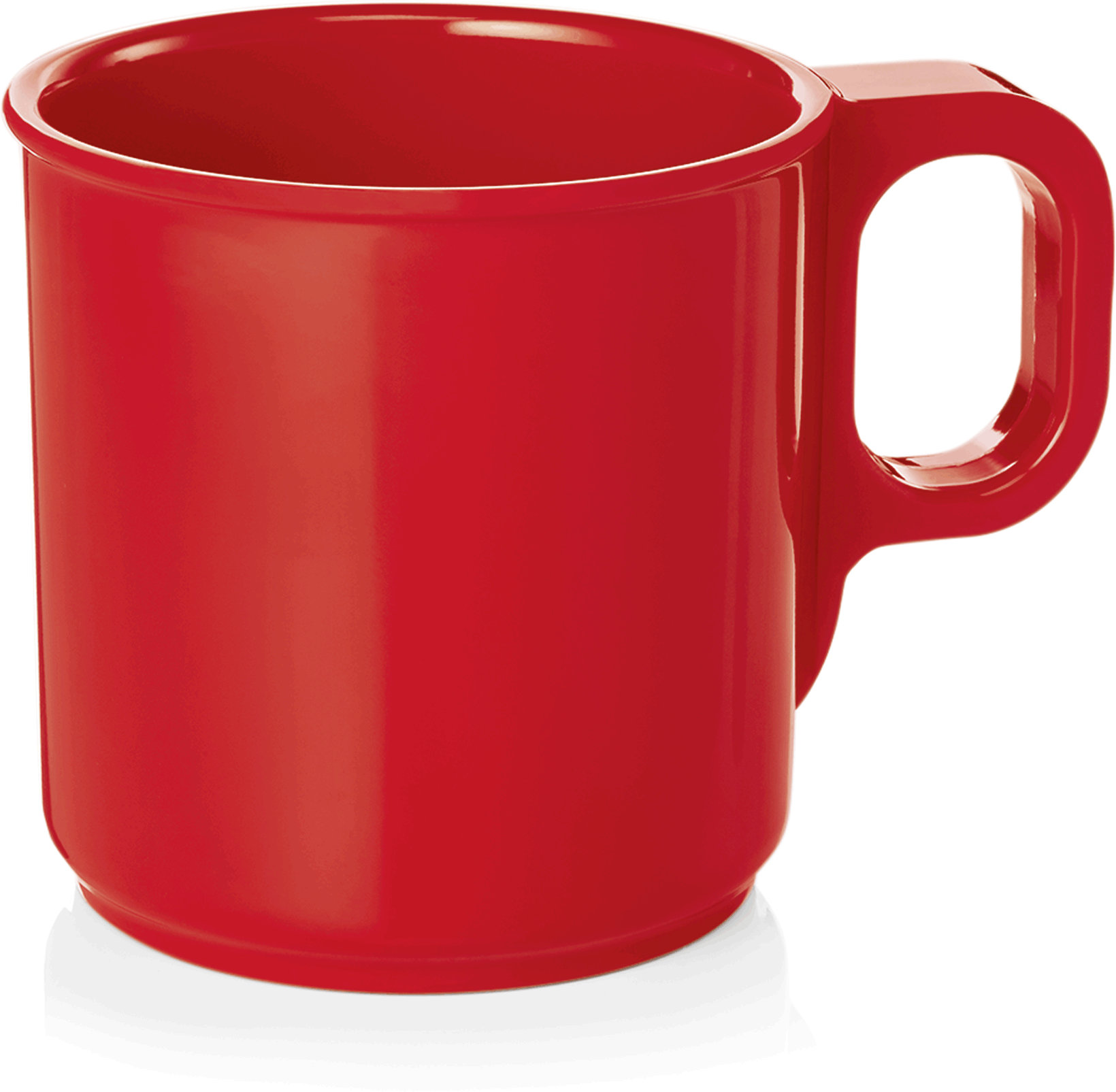 Becher, 0,25 ltr,, rot, Melamin Becher, 0,25 ltr,, rot, Melamin