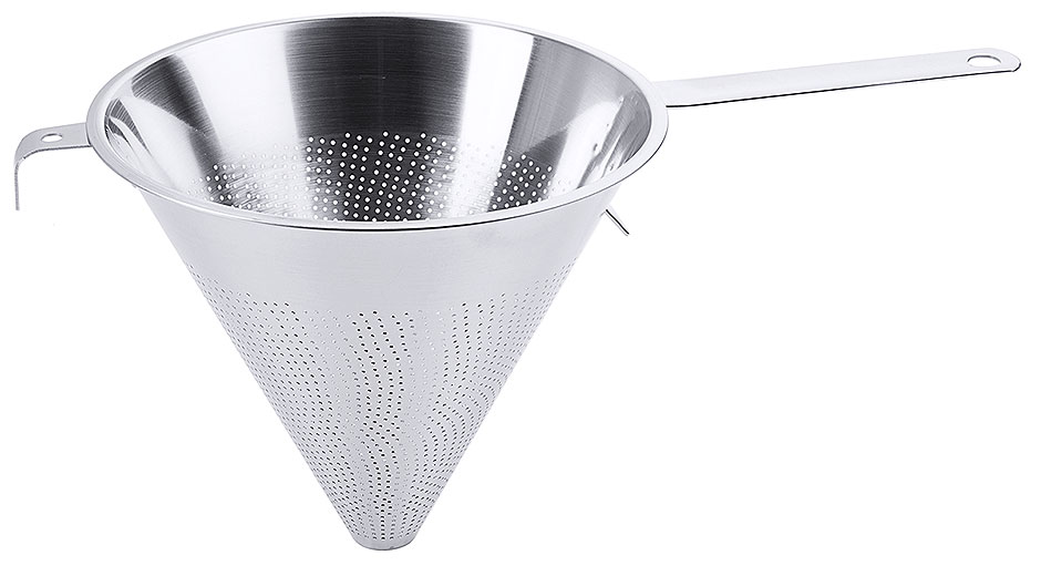 Spitzsieb mit Flachgriff Ø 23 cm - Höhe 20,0 cm - Volumen 2,50 Liter