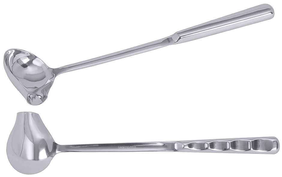 Saucengießlöffel - Löffel 7,0 x 5,5 cm - Stiellänge 22,0 cm Vol, 0,025 Liter - Serie ERGONOM
