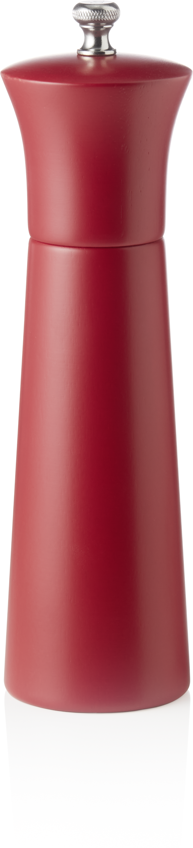 Salzmühle mit Keramikmahlwerk, 20 cm, rot matt, Holz Salzmühle mit Keramikmahlwerk, 20 cm, rot matt, Holz