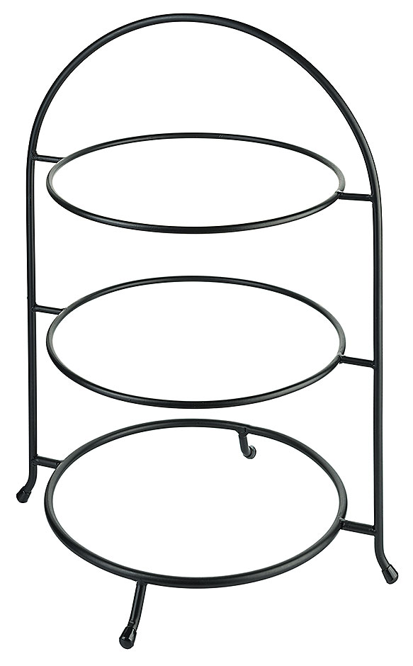 Telleretagere - Ø 36,0 cm - schwarz - Höhe 47,0 cm