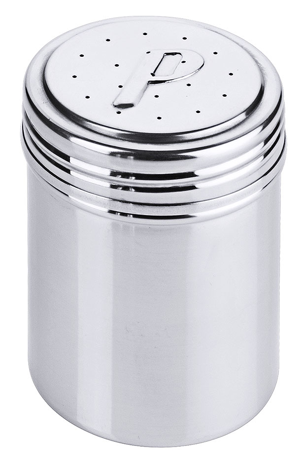 Pfefferstreuer Ø 7,0 cm - Höhe 9,0 cm - Volumen 0,3 Liter