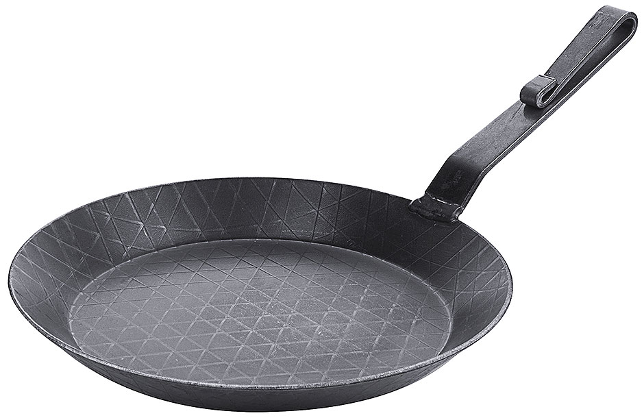 Servierpfanne Ø 24 cm - Höhe 3,0 cm - Stiellänge 12,5 cm