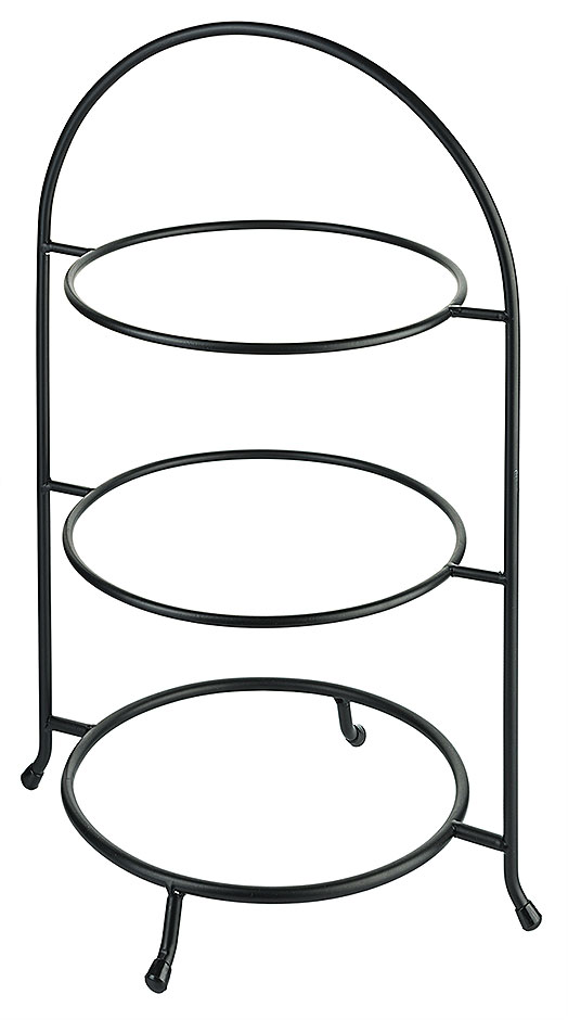Telleretagere - Ø 32,0 cm - schwarz - Höhe 47,0 cm