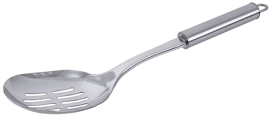 Servierlöffel perf, - Löffel 10,0 x 7,5 cm - Länge 31,0 cm - Serie POLARIS