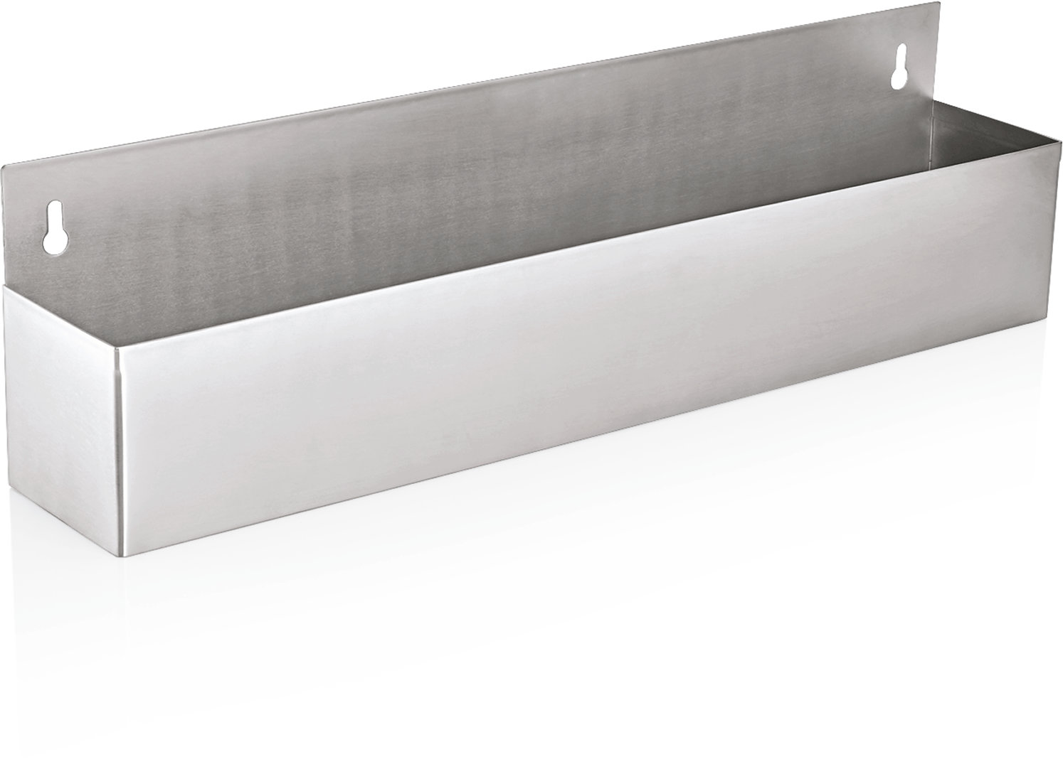 Flaschenregal CNS, 56 x 10,5 x 15,5 cm, mit einer Stufen Flaschenregal CNS, 56 x 10,5 x 15,5 cm, mit einer Stufen