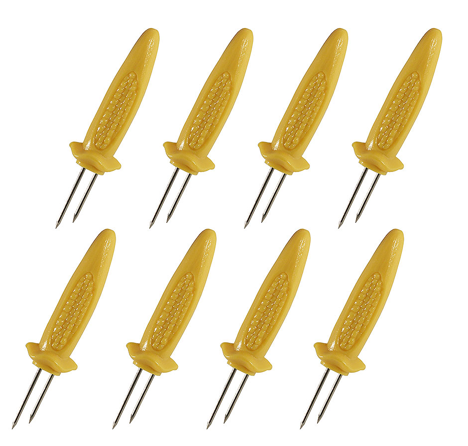 Maiskolbengabeln - Zinkenlänge 3,0 cm - Länge 6,0 cm - Preis Set a© 8 Stück