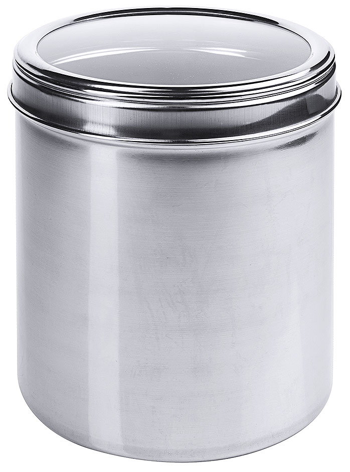 Dose mit Sichtdeckel Ø 17,5 cm - Inhalt 4,5 Liter - Höhe 21,0 cm Dose mit Sichtdeckel Ø 17,5 cm - Inhalt 4,5 Liter - Höhe 21,0 cm