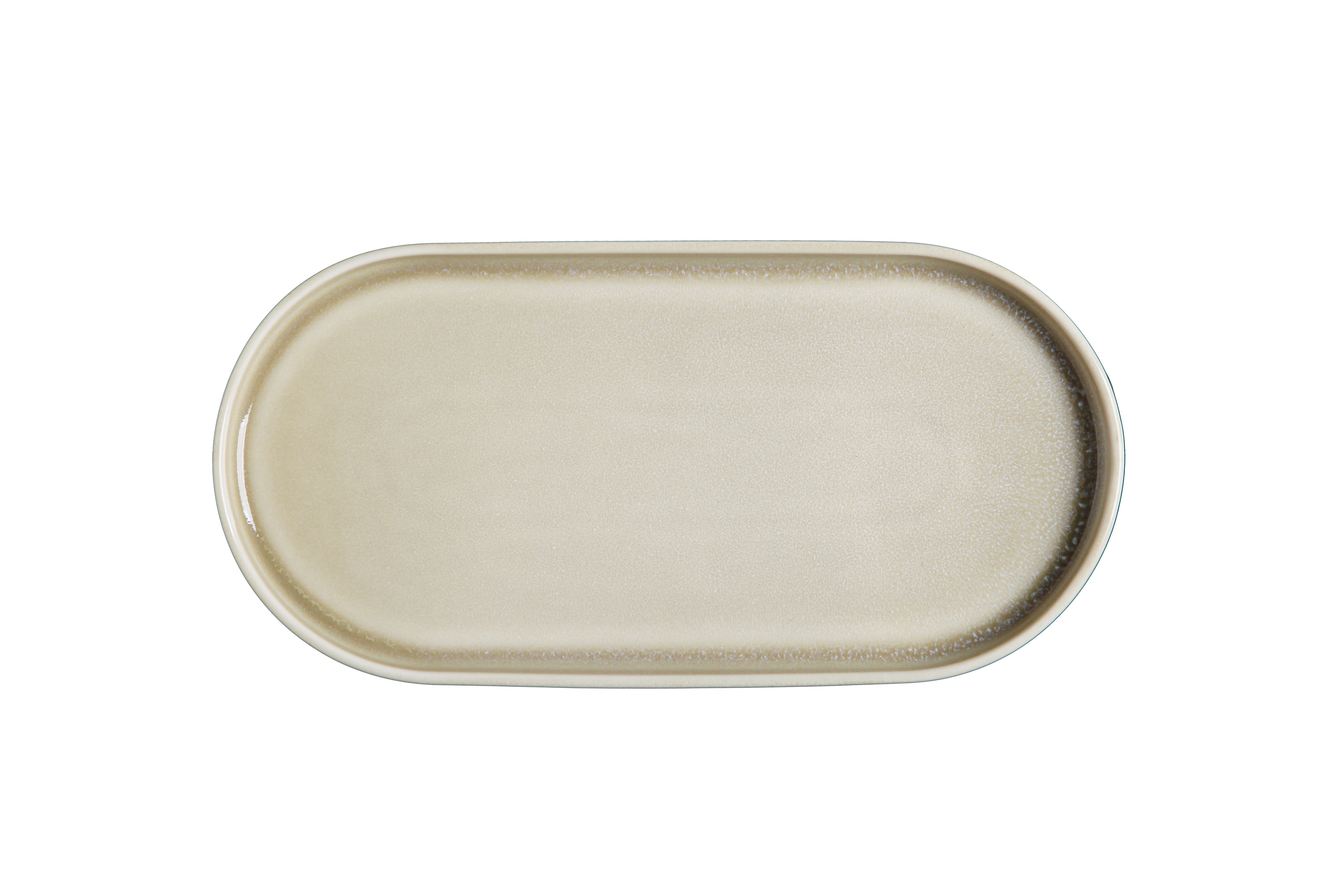 Servierplatte 270 x 133 mm, Serie SAND, Beige-Nuancen