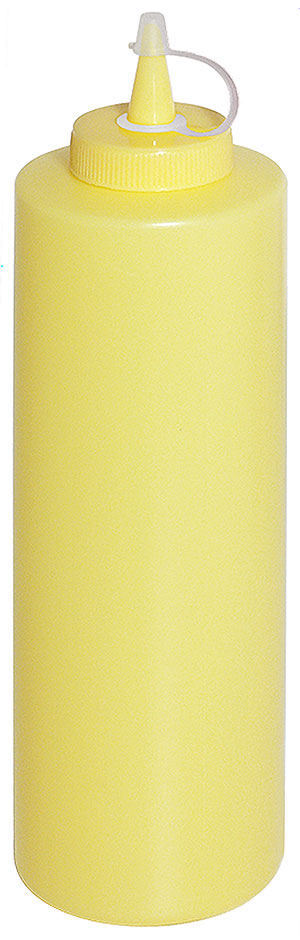 Quetschflasche 0,70 Ltr, - Ø 6,5 cm - Gelb