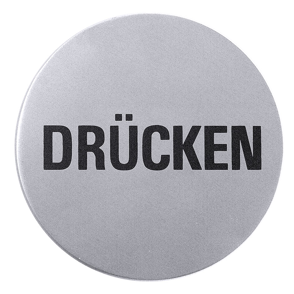 Türsymbol - DRÜCKEN Türsymbol - DRÜCKEN