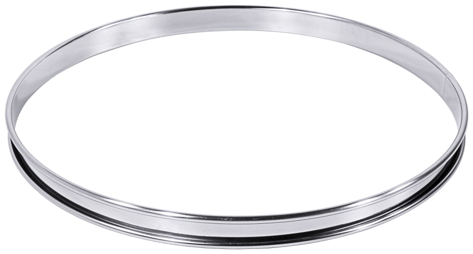 Tortenring flach Ø 30,0 cm aus Edelstahl 18/0