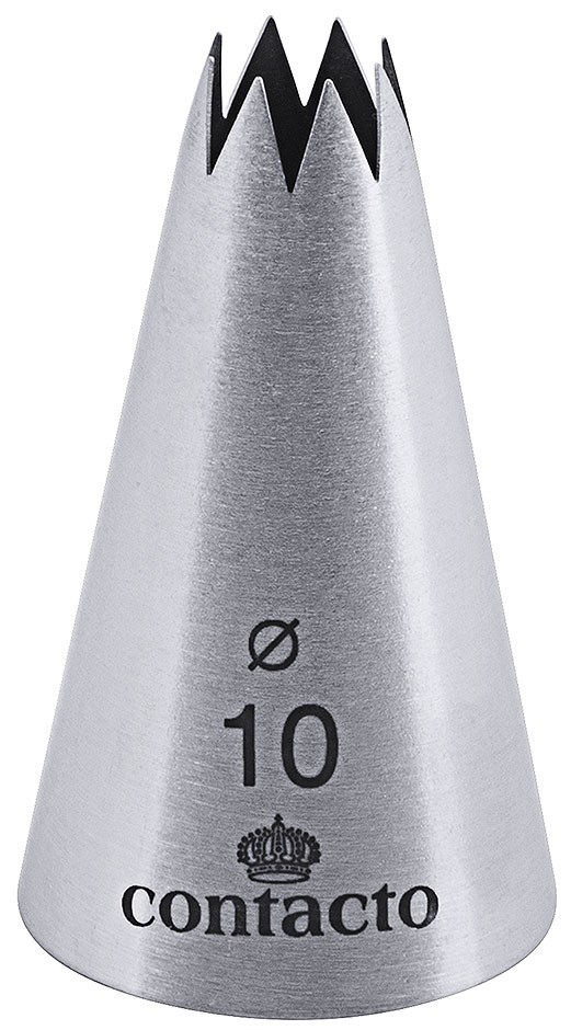 Sterntülle Edelstahl 18/10 - Lochdurchmesser Ø 10,0 mm
