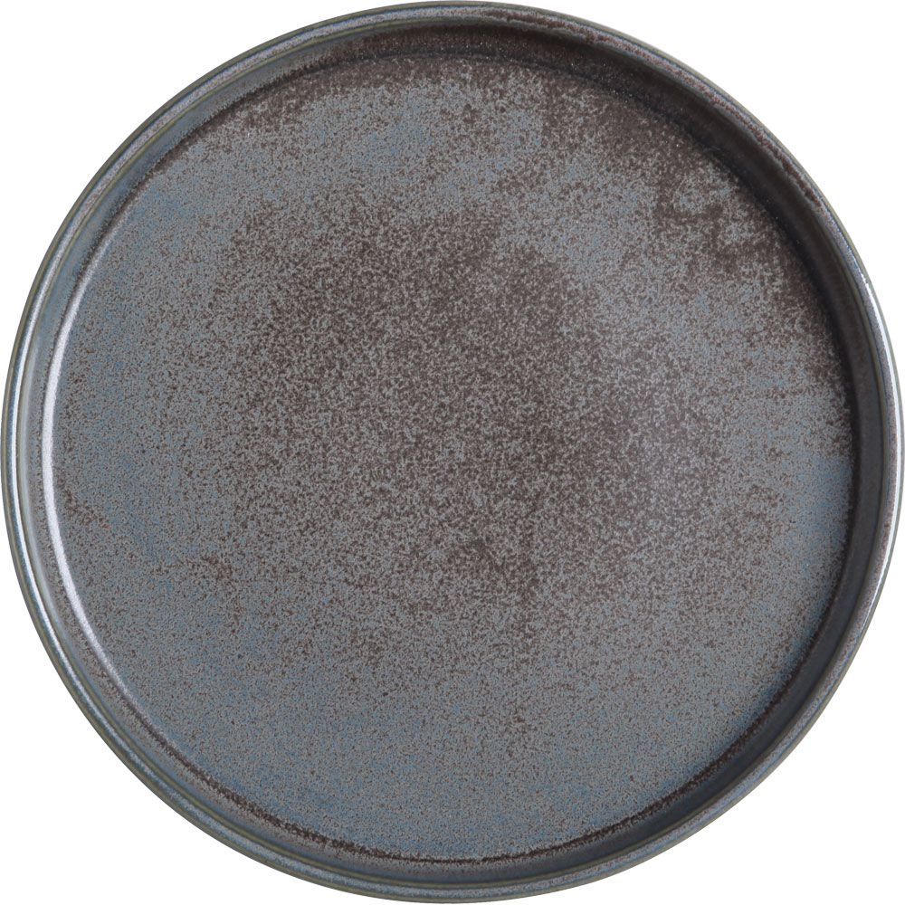 Teller flach Ø 270 mm, Serie Rusty, in Grautönen Teller flach Ø 270 mm, Serie Rusty, in Grautönen