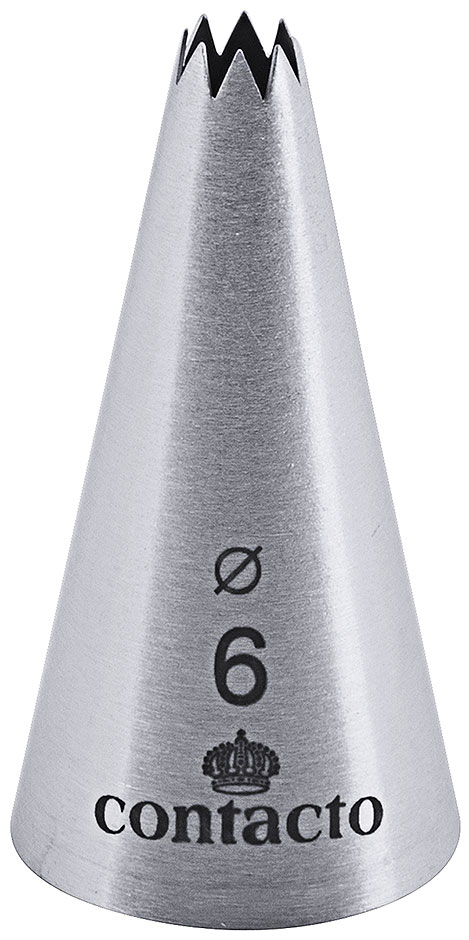 Sterntülle Edelstahl 18/10 - Lochdurchmesser Ø 6,0 mm