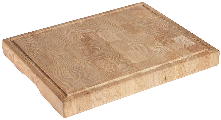 Holzschneidbrett 53,0 x 32,5 cm - Höhe 6 cm - GN 1/1