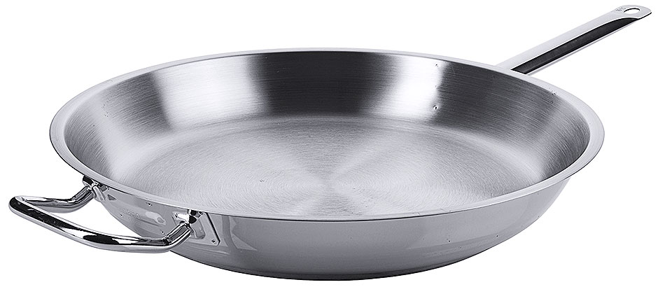 Bratpfanne mit Rohrgriff Ø 40 cm - Ø Boden 31,0 cm - Höhe 7,0 cm Bratpfanne mit Rohrgriff Ø 40 cm - Ø Boden 31,0 cm - Höhe 7,0 cm
