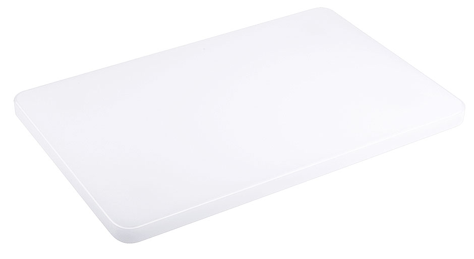 Schneidbrett weiß 44 x 29,0 cm - 2 cm dick - mit Füßchen Schneidbrett weiß 44 x 29,0 cm - 2 cm dick - mit Füßchen