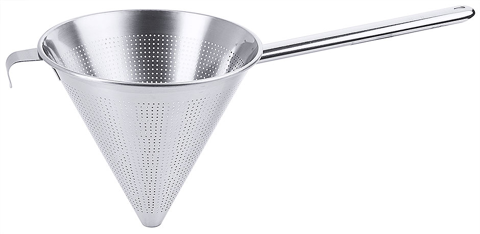 Spitzsieb Rundgriff Ø 19,5 cm - Höhe 19,5 cm - Volumen 1,7 Liter Spitzsieb Rundgriff Ø 19,5 cm - Höhe 19,5 cm - Volumen 1,7 Liter