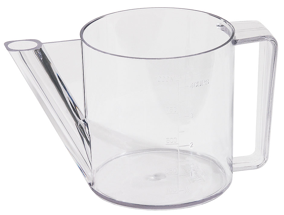 Fetttrennkanne Ø 11,0 cm - Höhe 12,5 cm - Inhalt 1,0 Liter Fetttrennkanne Ø 11,0 cm - Höhe 12,5 cm - Inhalt 1,0 Liter