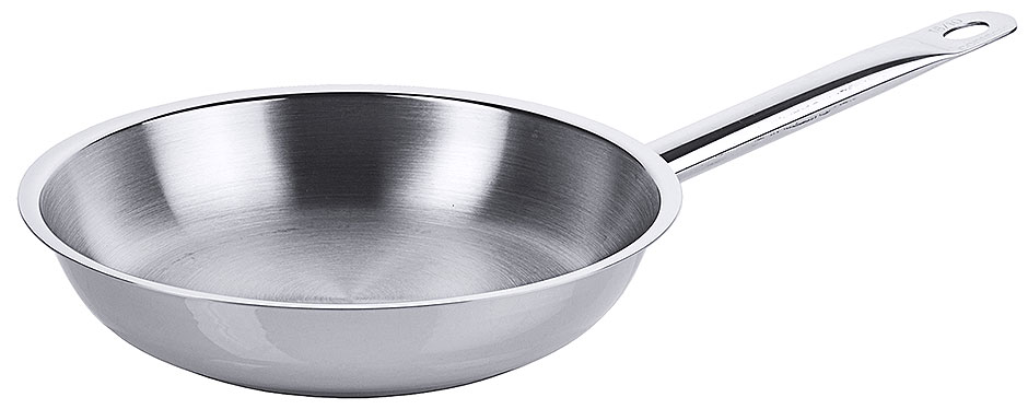 Bratpfanne mit Rohrgriff Ø 20 cm - Ø Boden 14,0 cm - Höhe 4,5 cm Bratpfanne mit Rohrgriff Ø 20 cm - Ø Boden 14,0 cm - Höhe 4,5 cm