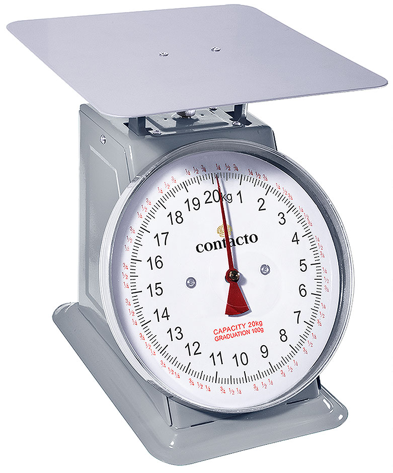 Küchenwaage bis 20 kg - Maße 25,0 25,0 cm - Höhe 27,0 cm