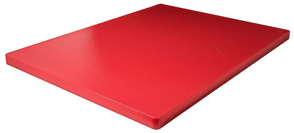 HACCP Schneidbrett hochdicht, ohne Füße 61 x 46 cm - 2,5 cm dick - Farbe rot HACCP Schneidbrett hochdicht, ohne Füße 61 x 46 cm - 2,5 cm dick - Farbe rot