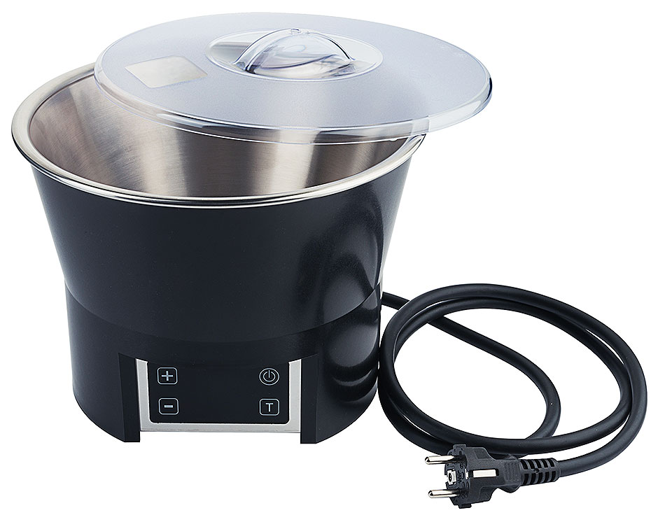 Kuvertüre Temperiergerät Ø 25,5 cm - Volumen 3,0 Liter Kuvertüre Temperiergerät Ø 25,5 cm - Volumen 3,0 Liter