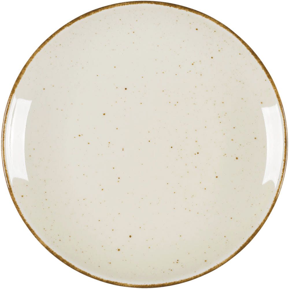 Teller flach Ø 210 mm, Serie Hotel, cremefarben Teller flach Ø 210 mm, Serie Hotel, cremefarben