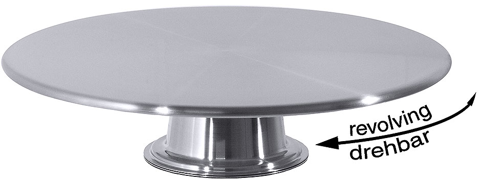 Drehbare Tortenplatte Ø 32,0 cm - Höhe 7,5 cm