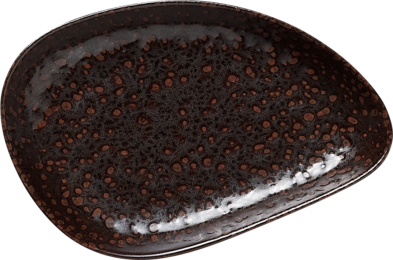 ROCKZZERO® Mini Schale, 14,7 x 9,3 cm, Serie metallic brown