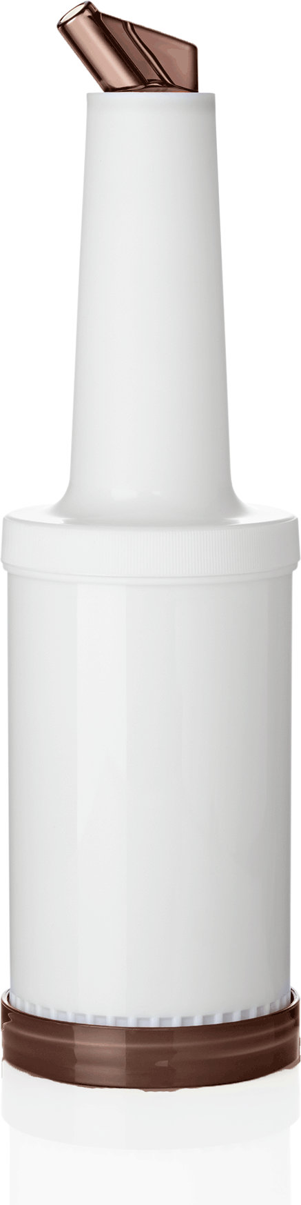 Dosier- & Vorratsflasche, 1,0 Ltr, braun, Polypropylen