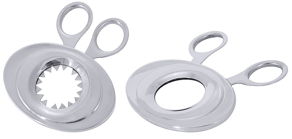 Eierköpfer Ø innen 3,5 cm - Breite 9,0 cm Eierköpfer Ø innen 3,5 cm - Breite 9,0 cm