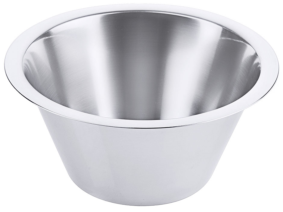 Schüssel flach Ø innen 15,0 cm - Ø Boden 9,5 cm - Inhalt 0,75 Liter