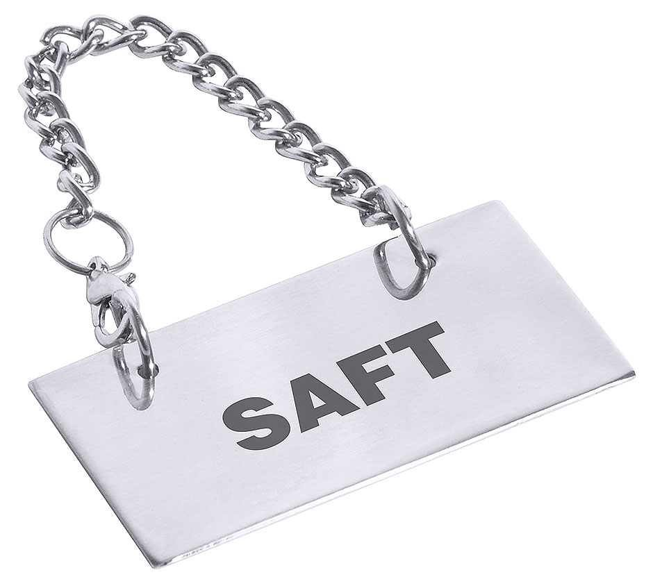 Schild für Kannen: SAFT Schild für Kannen: SAFT