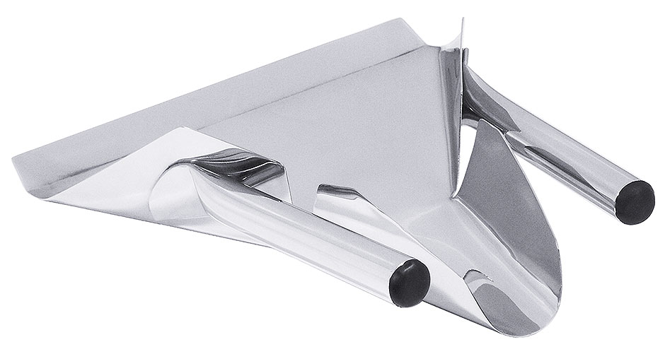 Pommes frites - Abfüll-Schaufel - 23,0 x 21,0 cm - universal mit 2 Griffen