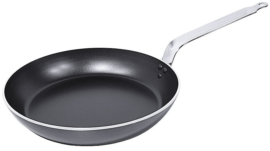 Antihaft Lyonerpfanne aus Aluminium Ø 40 cm - Höhe 5,7 cm