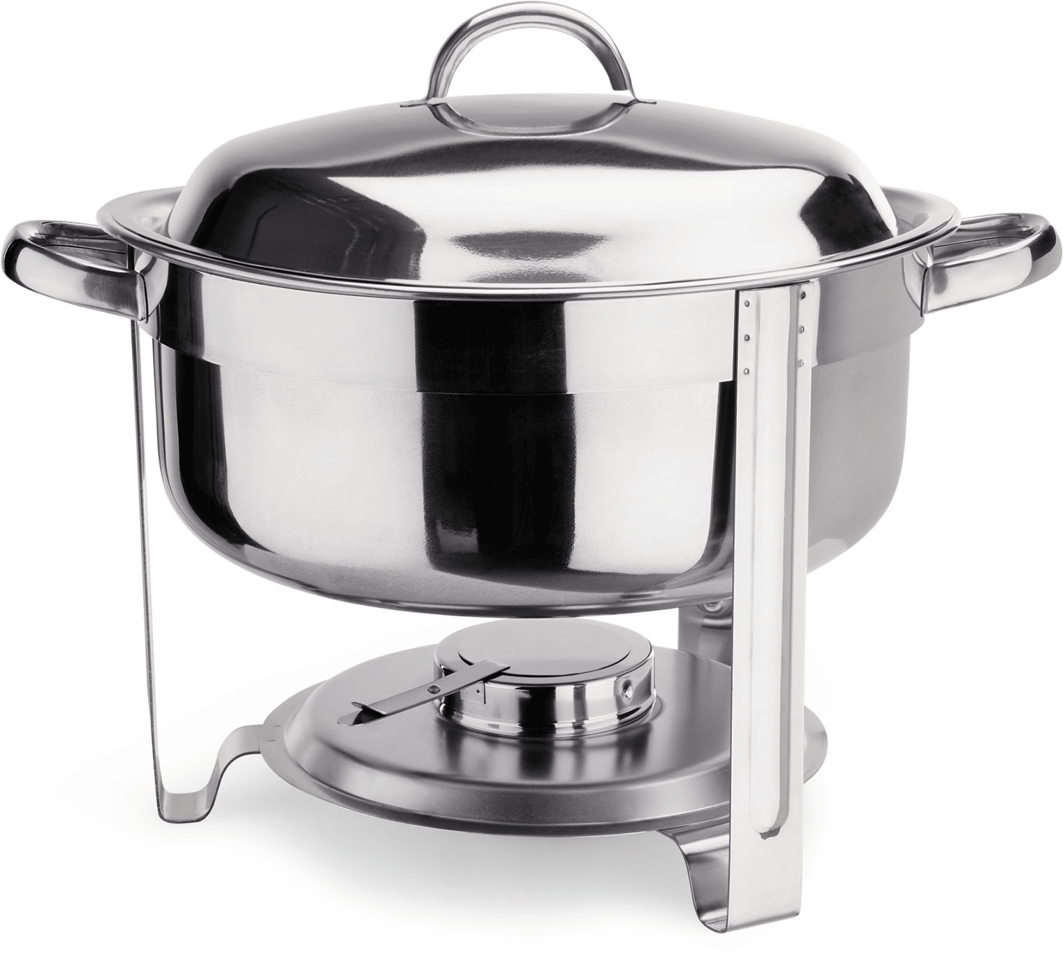 Suppen Chafing Dish, 7,5 ltr,, Beschläge silberfarben, Chromnickelstahl Suppen Chafing Dish, 7,5 ltr,, Beschläge silberfarben, Chromnickelstahl