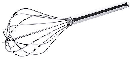 Rührbesen Ø Draht 2,8 mm - Besen 80,0 cm - Stiellänge 44,0 cm