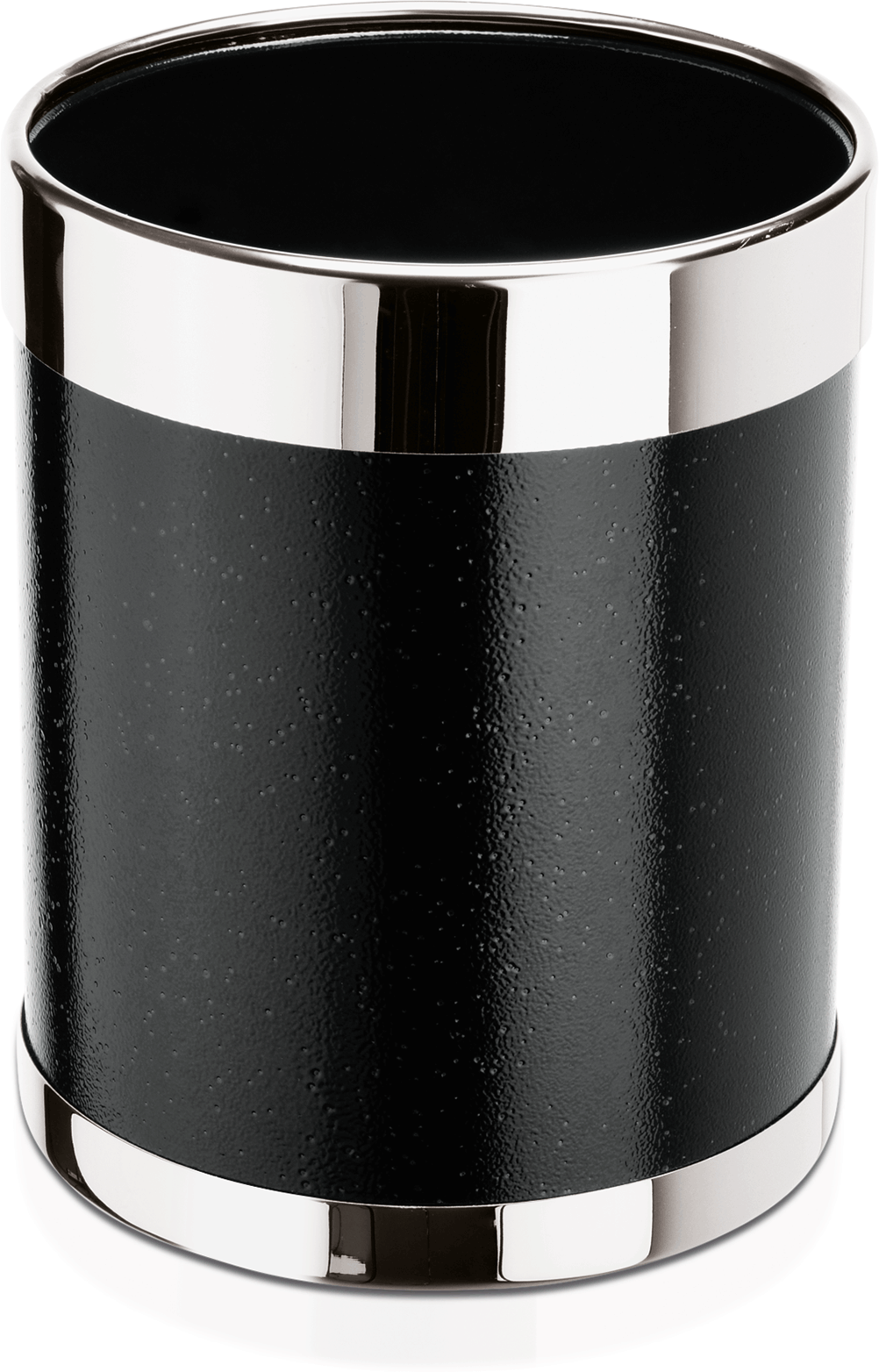 Papierkorb, Ø 22 cm, schwarz, pulverbeschichteter Stahl Papierkorb, Ø 22 cm, schwarz, pulverbeschichteter Stahl