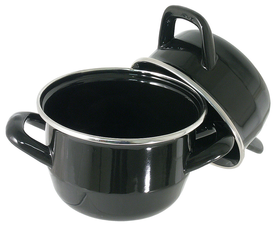 Muschelserviertopf Ø innen 12,0 cm - 0,75 Liter - für 0,3 Kg Muscheln