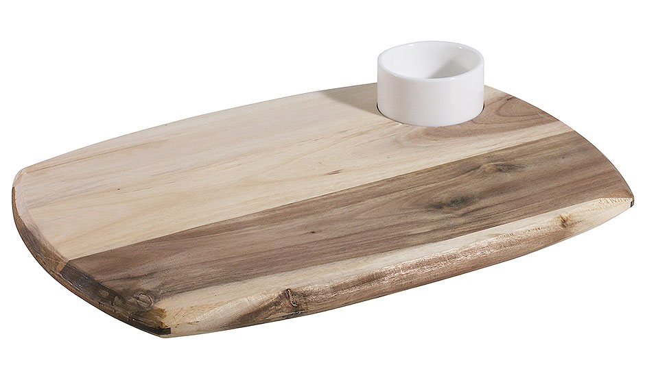 Dip Set 36,0 x 25,5 cm aus Akazienholz