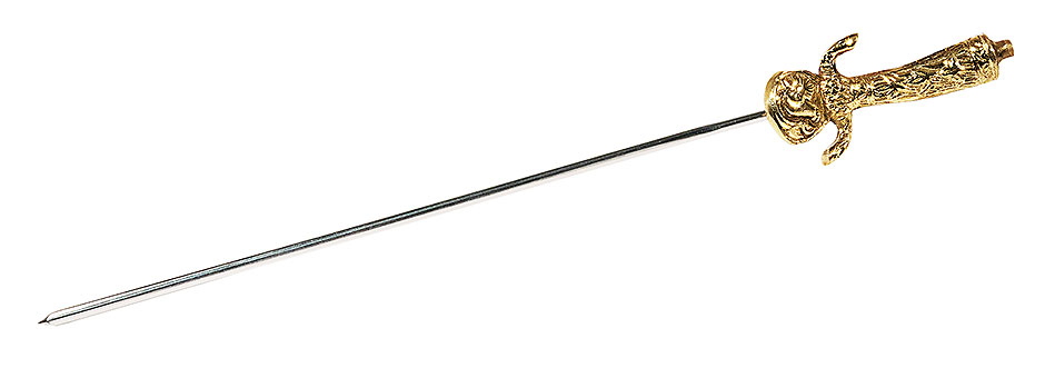 Spieß - Klingenlänge 24,5 cm - Länge 29,5 cm - Motiv SÄBEL
