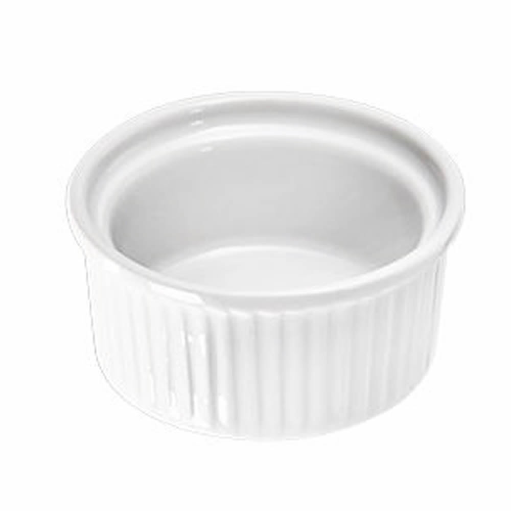 Auflaufförmchen 130 ml, Serie Isabell, reinweiß