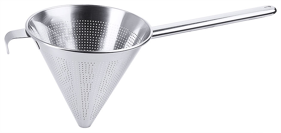 Spitzsieb Rundgriff Ø 17,5 cm - Höhe 18,0 cm - Volumen 1,2 Liter Spitzsieb Rundgriff Ø 17,5 cm - Höhe 18,0 cm - Volumen 1,2 Liter