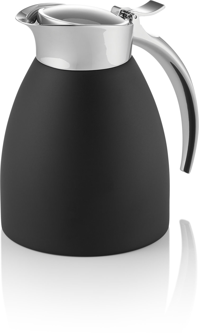 Isolierkanne Volumen 0,30 Liter aus CNS 18/8 in schwarz