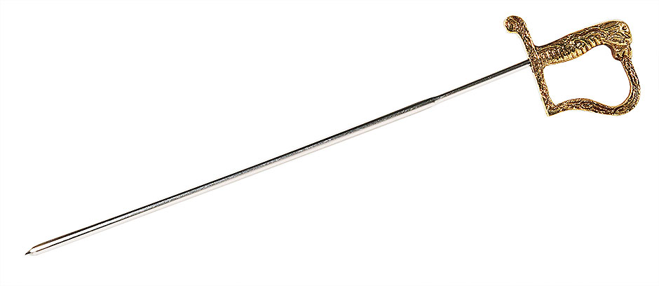 Spieß - Klingenlänge 24,5 cm - Länge 29,5 cm - Motiv DEGEN