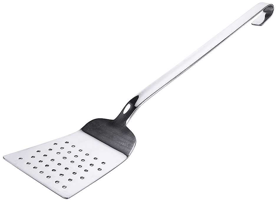 Pfannenschaufel perforiert - Schaufelmaß 11,0 x 11,0 cm - Stiellänge 36,0 cm Pfannenschaufel perforiert - Schaufelmaß 11,0 x 11,0 cm - Stiellänge 36,0 cm