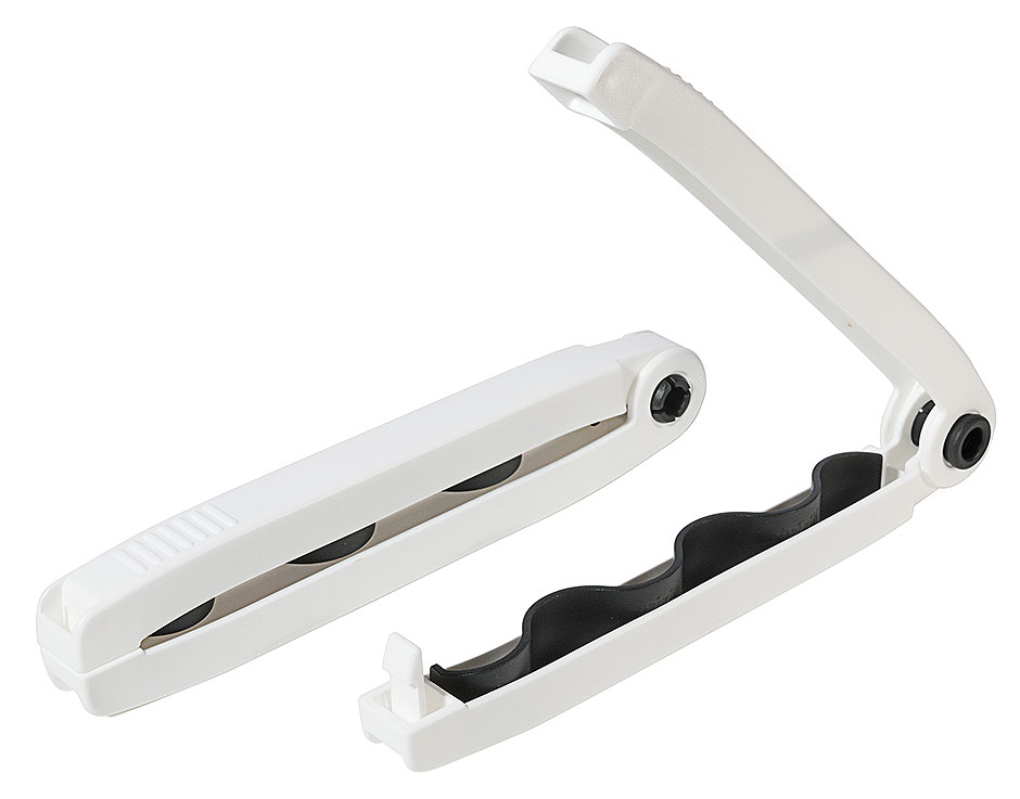 Beutelklammer groß - Länge 24,0 cm - Farbe weiß Beutelklammer groß - Länge 24,0 cm - Farbe weiß